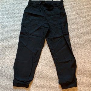 High waisted jogger pants